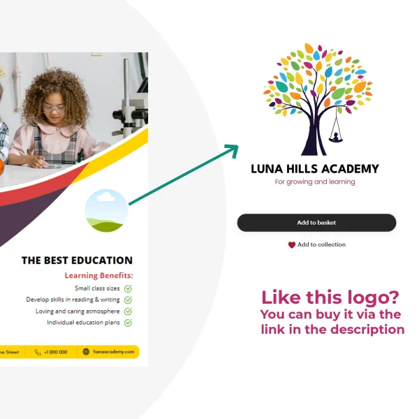Kids Education Flyer for Canva Free, Editable and Printable Template